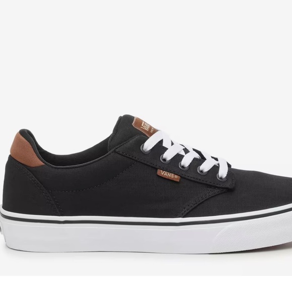 NWT Vans Atwood Deluxe Black and Brown Low-Top Sneakers size M 8/ W 9.5. Unisex - Picture 5 of 12